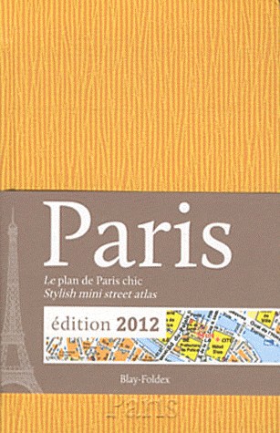 Paris : Le plan de Paris chic jaune