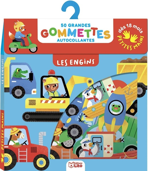 Gommettes p'tites mains les engins
