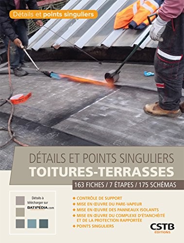 Détails et points singuliers toitures-terrasses: 163 fiches, 7 étapes, 175 schémas