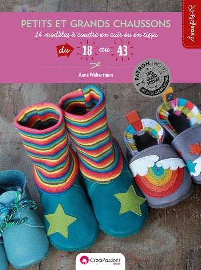 Petits et grands chaussons : 14 modèles à coudre en cuir du 18 au 43