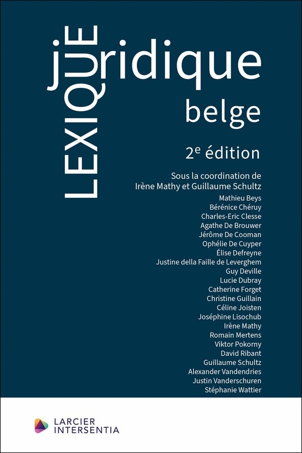 Lexique juridique belge