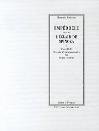 L'éclair de Spinoza suivi de Empedocle d'Agrigent