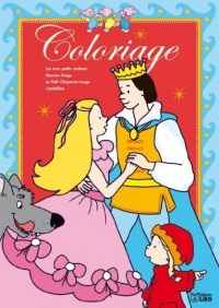 Coloriage : Les trois petits cochons, Blanche-Neige, Le Petit Chaperon rouge, Cendrillon