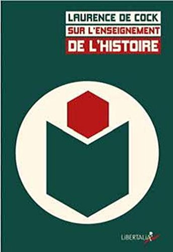 Sur l'enseignement de l'histoire