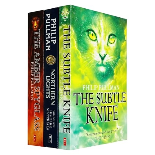 His Dark Materials 3 Books Collection Set By Philip Pullman (The Subtle Knife, Northern Lights & The Amber Spyglass)
