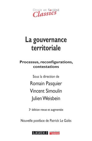La gouvernance territoriale: Processus, reconfigurations, contestations
