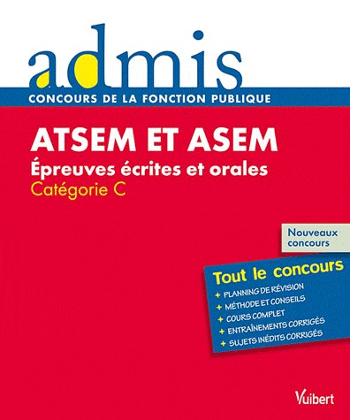 ATSEM et ASEM : Epreuves écrites et orales Catégorie C