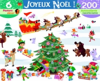 Décore avec les autocollants Noël