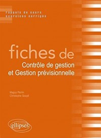 Fiches de Contrôle de Gestion et Gestion Prévisionnelle