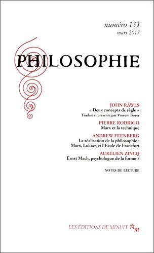Philosophie, N° 133, mars 2017 :