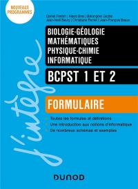 Formulaire BCPST 1 et 2: Maths - Physique-Chimie - Biologie - Géologie - Informatique