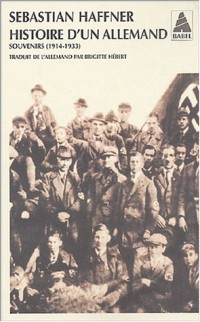 Histoire d'un Allemand : Souvenirs 1914-1933