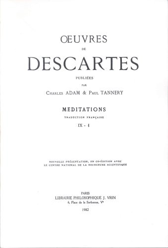 Oeuvres de Descartes