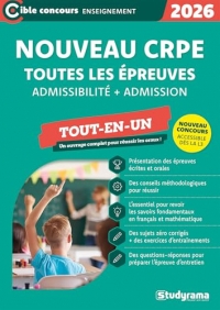 Nouveau CRPE – Toutes les épreuves (admission & admissibilité): Concours 2026 – Accessible dès la L3