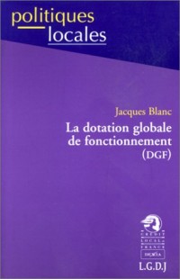 La dotation globale de fonctionnement DGF