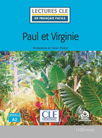 Paul et Virginie - Niveau 2/A2 - Lecture CLE en français facile - Livre + Audio téléchargeable