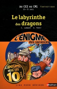 Cahier de vacances  - Enigmes vacances Le labyrinthe des dragons