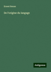 De l'origine du langage