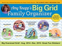 Amy Knapp's Big Grid Family Organizer Aug. 2014 - Dec. 2015 17-Month Calendar