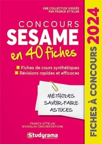 Concours SESAME en 40 fiches