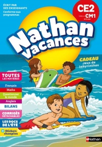 Cahier de Vacances 2019 du CE2 vers le CM1 - Nathan Vacances - 8/9 ANS