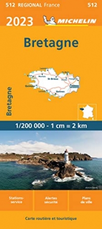 Carte Bretagne 2023 Michelin