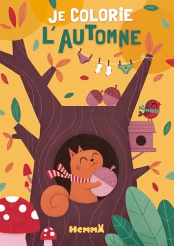 Je colorie l'automne - Coloriage - Coloriage saisons - Automne - Dès 4 ans