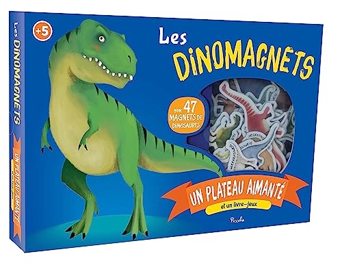 Les dinomagnets: Un plateau aimenté et un livre-jeux