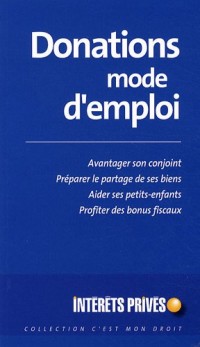 Donations : mode d'emploi