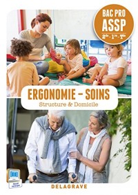 Ergonomie - Soins 2e/1e/Tle Bac Pro ASSP : Structure & Domicile
