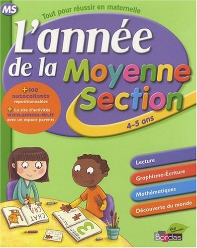 ANNEE DE LA MOYENNE SECTION