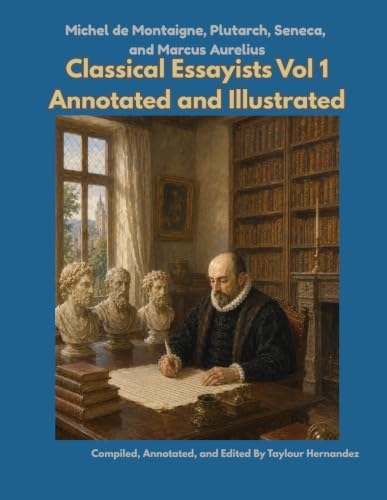 Classical Essayists Volume 1: Montaigne, Plutarch, Seneca, and Marcus Aurelius (Annotated and Illustrated): Writing to Think