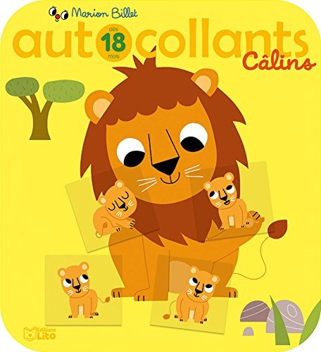 Autocollants câlins: Les animaux de la savane - Dès 18 mois