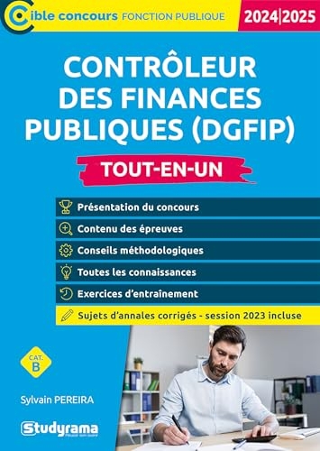 Contrôleur des finances publiques (DGFiP) – Tout-en-un (Catégorie B – Concours 2024-2025)