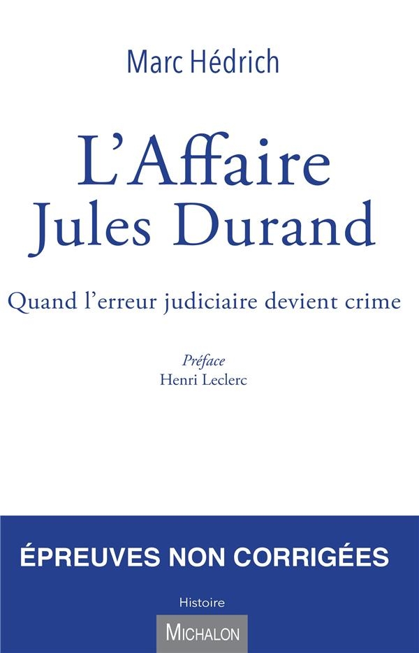 L'Affaire Jules Durand