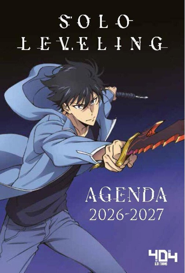 Agenda officiel Solo Leveling 2026-2027 – Agenda manga et anime – Rentrée scolaire 2026-2027 – Agenda rentrée scolaire