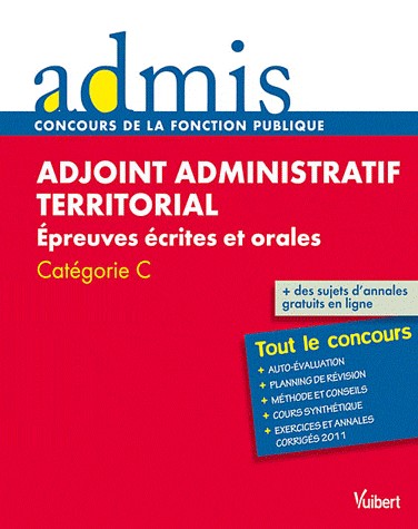 Adjoint administratif territorial Epreuves écrites et orales Catégorie C