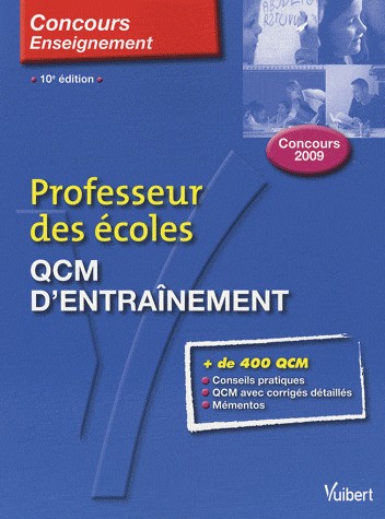 Professeur des écoles QCM d'entraînement