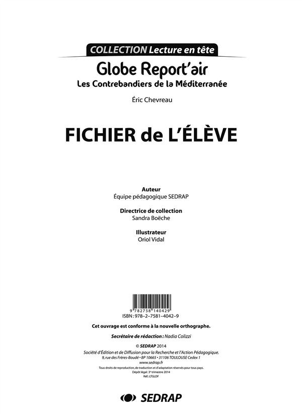Globe Report'Air - Fichier