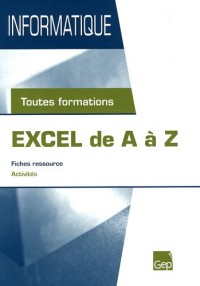 Excel de A à Z : Toutes formations