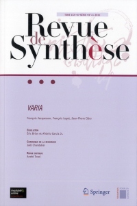 Varia: Tome 132. 6e série, N°4 - 2011