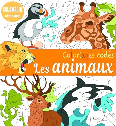 Coloriages codés - Les animaux