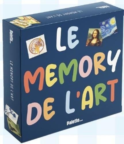 Le Memory de l'art (coffret): Une boîte avec 72 cartes et 36 œuvres emblématiques à retrouver !