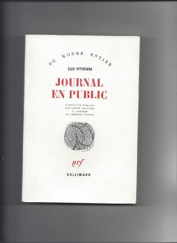 Journal en public [9782070265824]