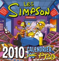 Calendrier Pro les Simpson 2010