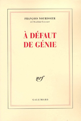 A défaut de génie