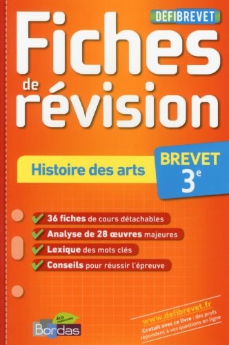 DEFIBREVET FICHES HIST ARTS 3E