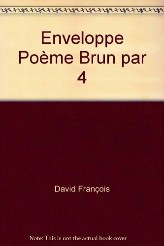 Enveloppe Poème Brun par 4