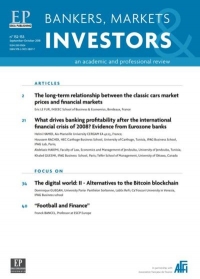 What Drives Banking Profitability After the Int.Fin Crisis of 2008? Bmi 152-153 - Bankers, Markets I