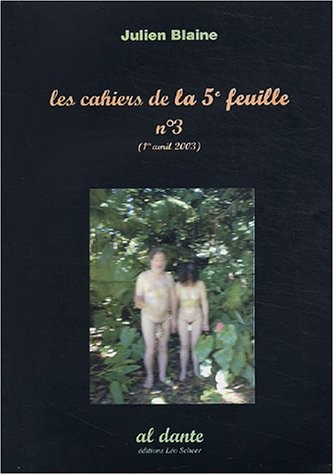 Les cahiers de la 5e feuille, N° 3 (1er avril 2003 :